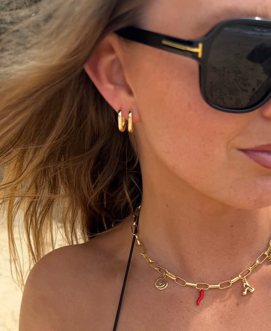 Wavee U-Hoop Earrings